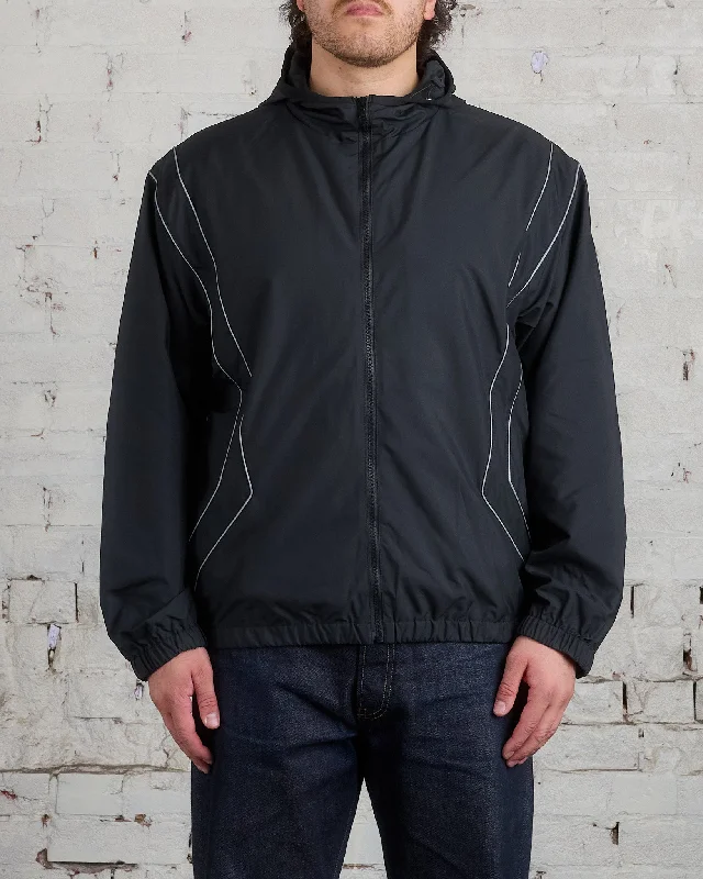 John Elliott Panelled Nylon Anorak Jacket Black