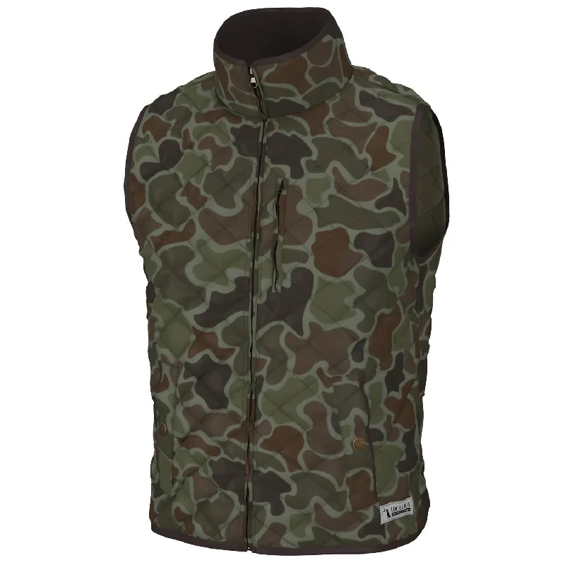 Men's Quilted Vest In Localflage Od