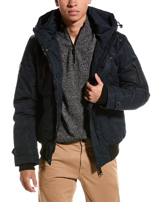 Point Zero Mpro Coated Bomber Jacket