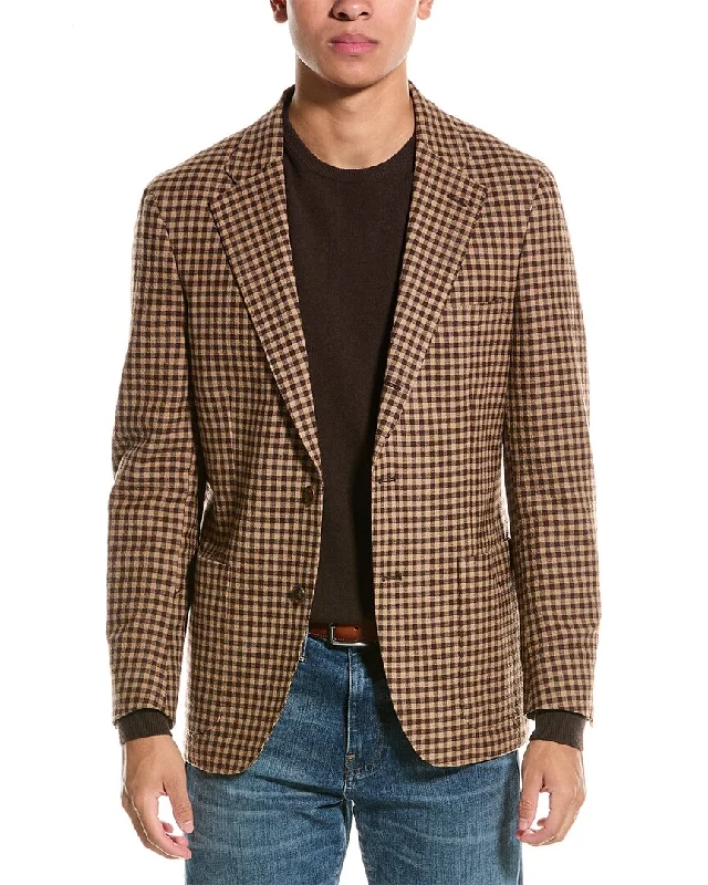 Todd Snyder Madison Wool-Blend Seersucker Suit Jacket