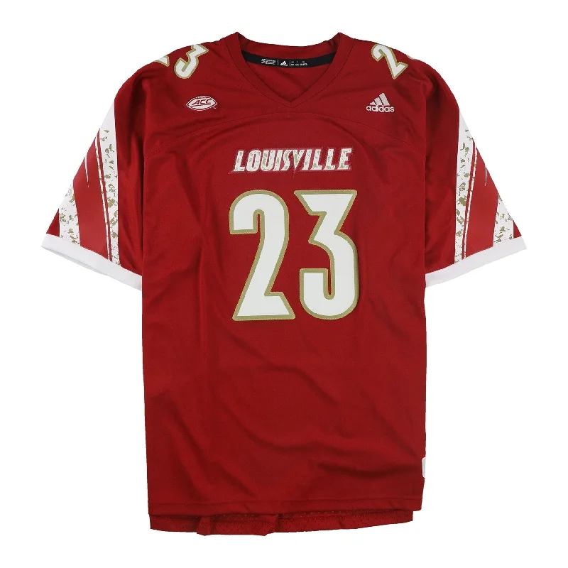 Adidas Mens Louisville Cardinals Jersey, Red, X3XL