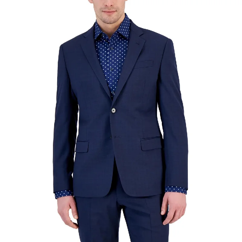 AX Armani Exchange Mens Wool Office Two-Button Blazer