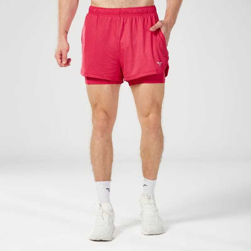 Core Mesh 2-in-1 5" Shorts 2.0 - Teaberry