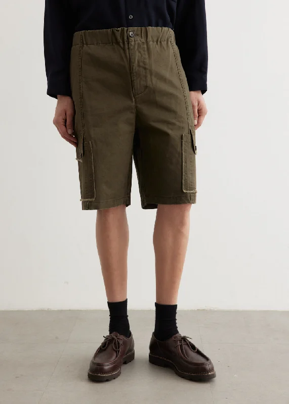 Frayed Cargo Shorts