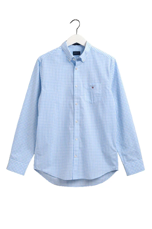 Gant Gingham Regular Shirt Capri Blue