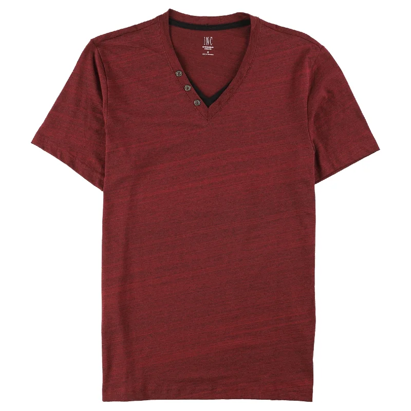 I-N-C Mens Split-Neck Henley Shirt