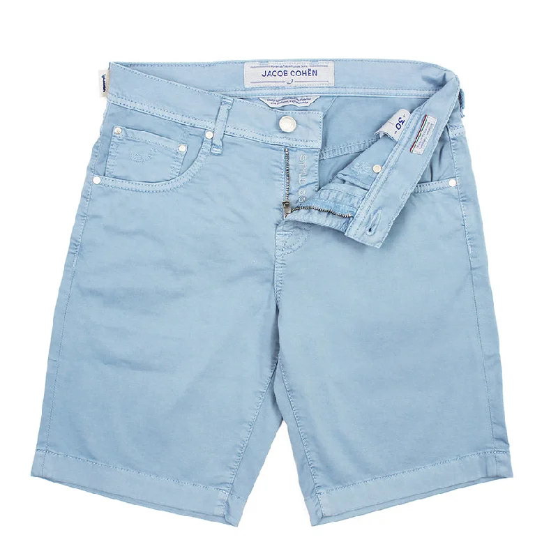 Jacob Cohen - J6636 Chino Shorts in Light Blue