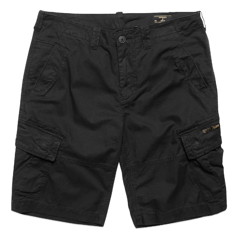 Superdry Vintage Core Cargo Shorts - Black