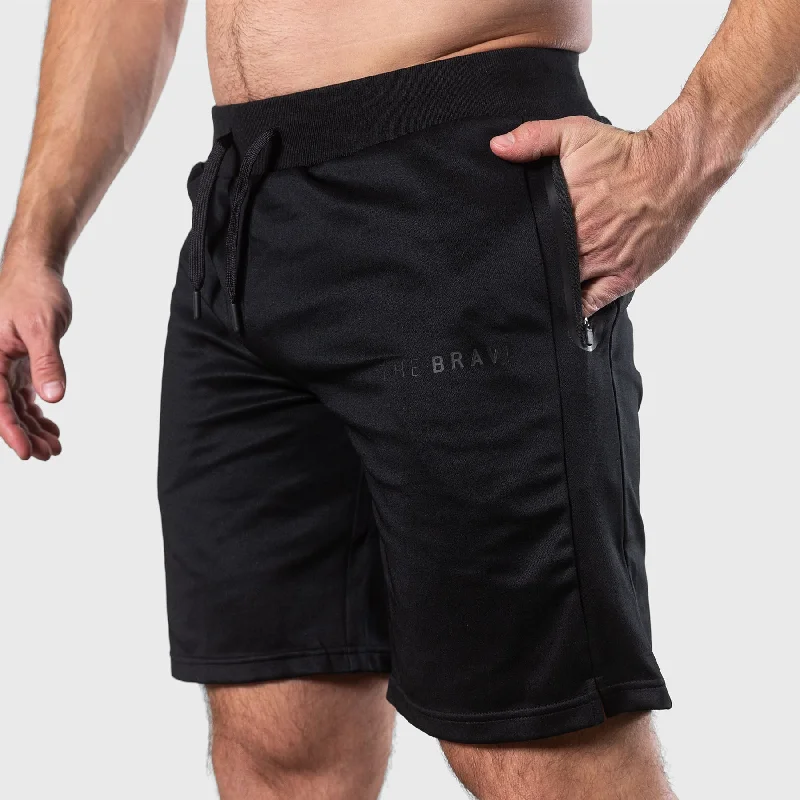 THE BRAVE - MEN'S ADAPT SHORTS - BLACK