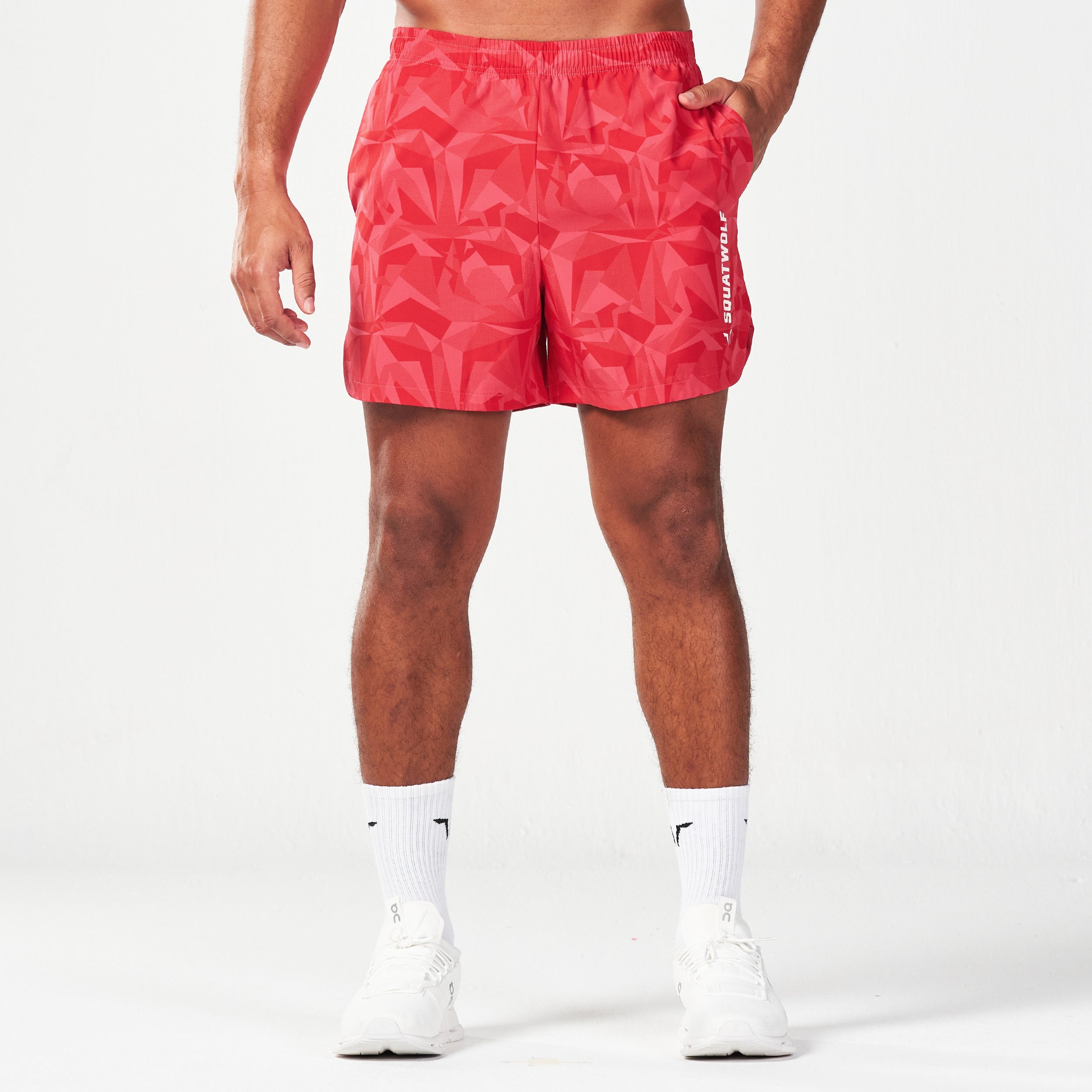 Warrior 5" Shorts 2.0 - Teaberry Dot Camo