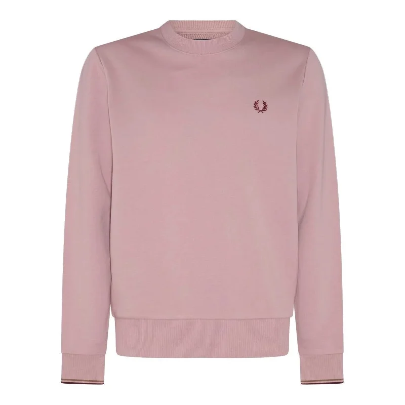 Crew Neck Sweatshirt in Rose Pink