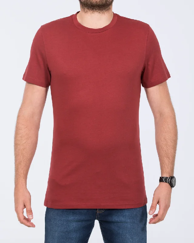 Essentalls Tall T-Shirt (burgundy)