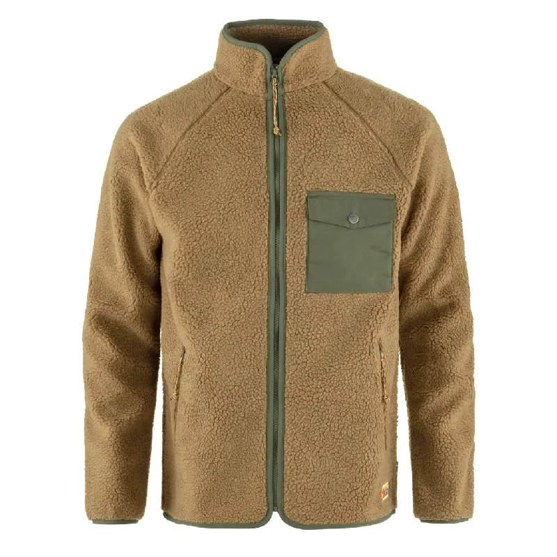 Fjallraven Vardag Pile Fleece Buckwheat Brown / Laurel Green