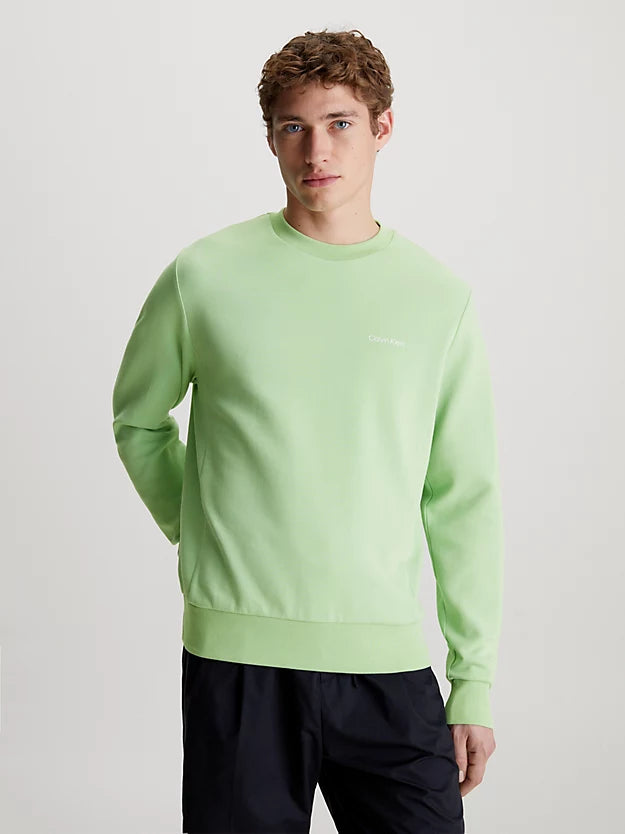 Cotton Sweatshirt in Quiet Green