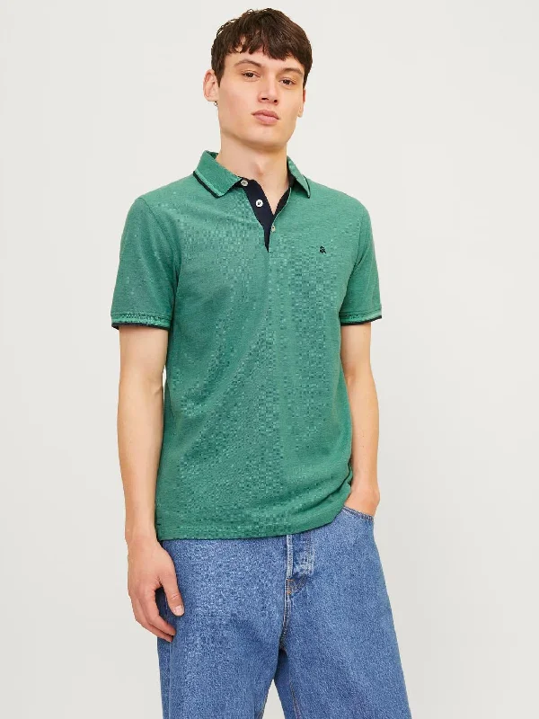 Plain Polo In Deep Teal