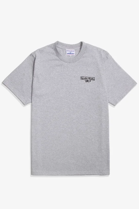 Service Works - Heavyweight Logo Tee - Grey