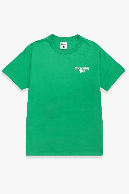 Service Works - Logo Tee - Bright Forest