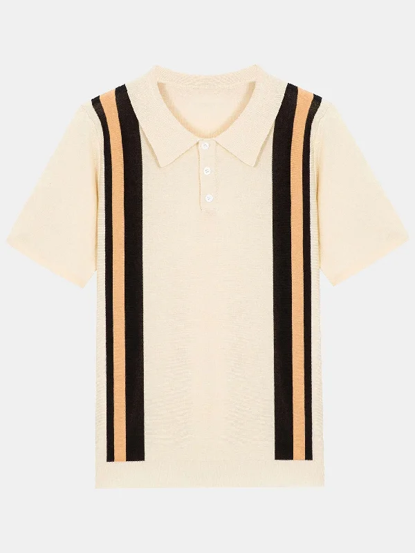 Striped Sweater Polo