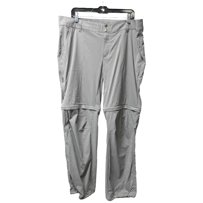 Athletic Pants By Columbia In Grey, Size: 18