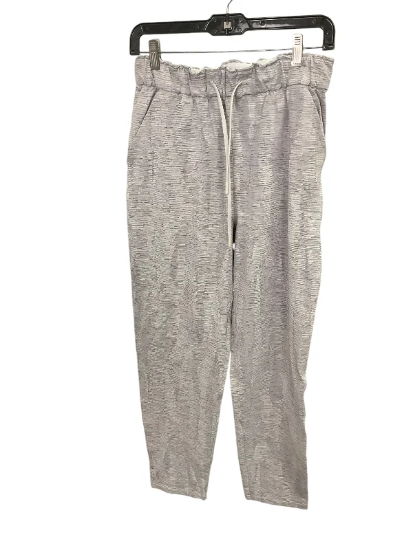 Athletic Pants By Lululemon In Grey, Size: 6