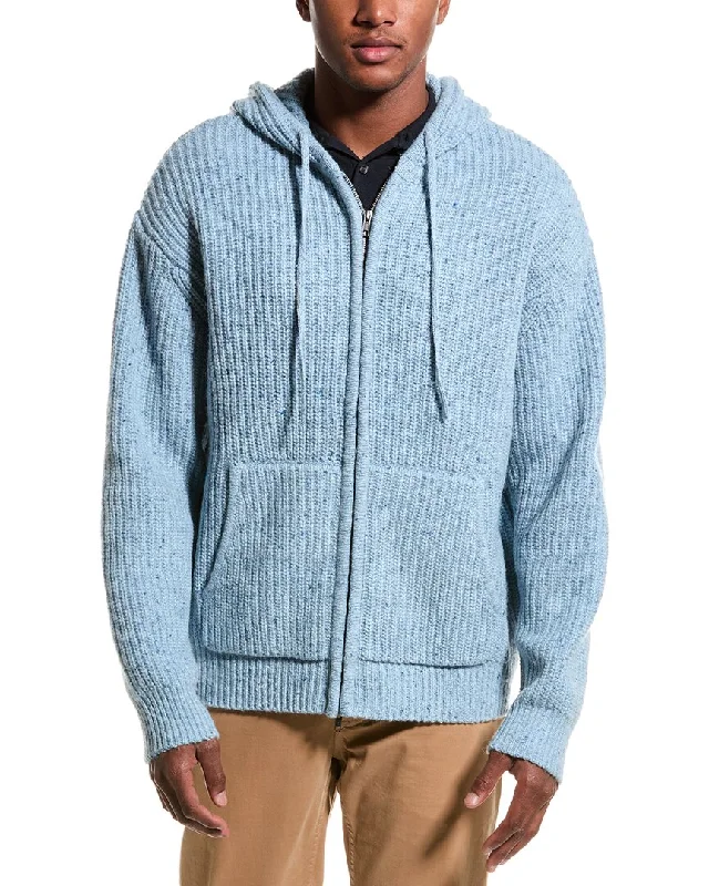 ATM Anthony Thomas Melillo Zip Wool & Alpaca-Blend Cardigan