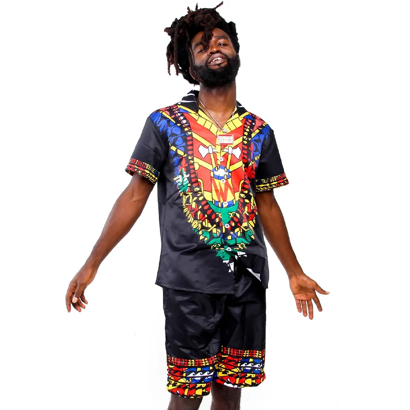 TMMG HAITIAN FLAG DASHIKI CABANA SET