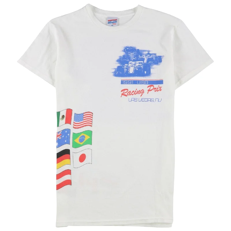 Junk Food Mens Racing Prix 1991 Graphic T-Shirt