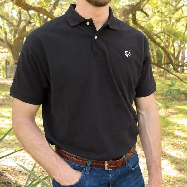 Men's Cotton Black River Polo