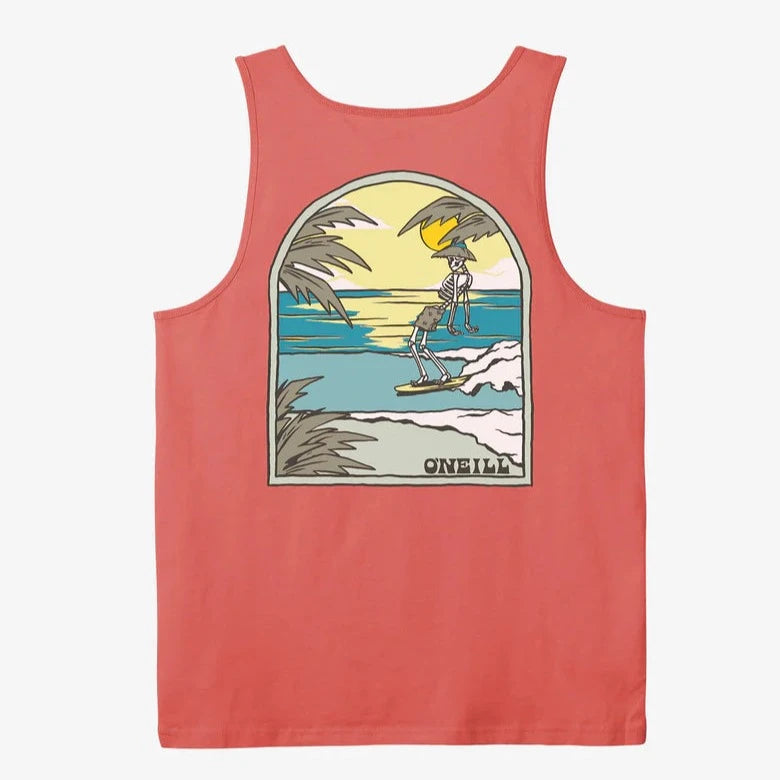 Oneill Chill Bones Tank Top -  Hot Red