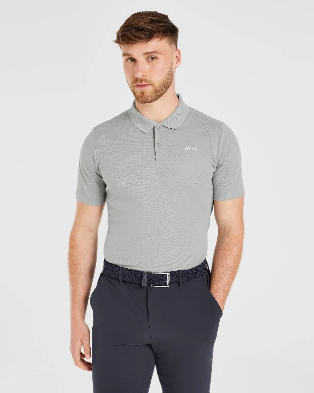 Performance Polo Shirt - Light Grey