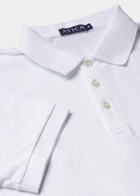 Performance Polo White Shirt