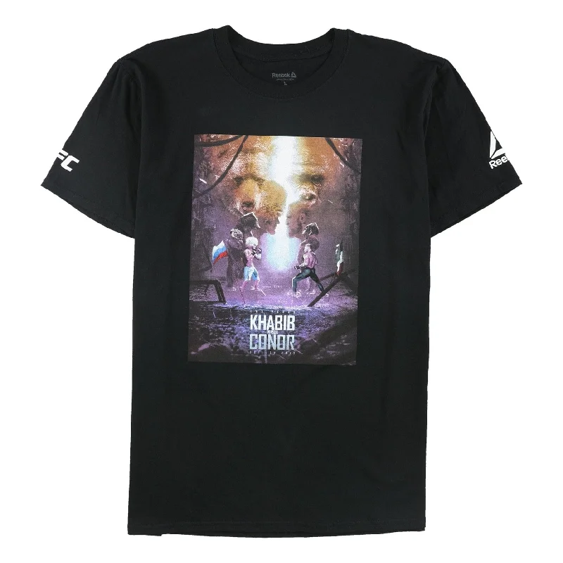 Reebok Mens Las Vegas Khabib Vs Conor Graphic T-Shirt